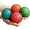 Mesh Squishy Ball Squeeze Grape Ball Relieve Pressure Ball