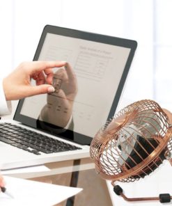 Xialee Usb Desk Fan(Powerful Airflow) - Electrocoppering Metal Archaistic Fan.. 11 57 89a12cd0 f2e1 4c87 860a 0ffe60bb1b28