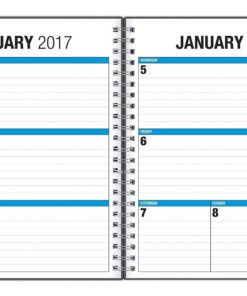 Blue Sky 2017 Weekly & Monthly Planner Wire-O Binding 5" X 8" Classic (19578) 14 57 8a007b38 cf4b 4ee3 8316 479435996924