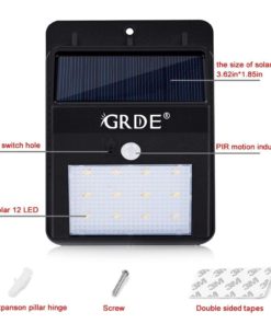 Solar Motion Sensor Light 12Led Outdoor Wireless Waterproof Security Light Wi.. 23 57 8a32246a 7700 4f03 8c22 edbfe98ddca9 1