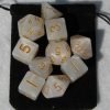 Elven White Rpg D&D Dice Set: 7 + 3D6 = 10 Polyhedral Die Plus Bag! 9 57 8a7d629d ec9d 43c6 8e4b fd8af3d5491a