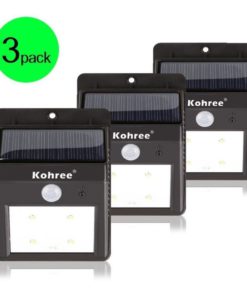 Alternative view of Kohree 3 Pcs Solar Powered Wireless 4 Led Security Motion Sensor Light Outdoo..
