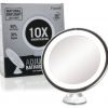 Daylight Led 10X Magnifying Makeup Mirror - Lighted Travel Vanity Mirror - Di..