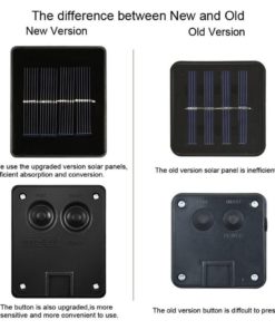 Alternative view of Outdoor Solar Powered String Lights Easydecor 8 Mode 200 Led 72Ft Blue Waterp..