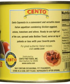 Alternative view of Cento Caponata Eggplant Appetizer 7.0 - Oz. Cans (Pack Of 12)