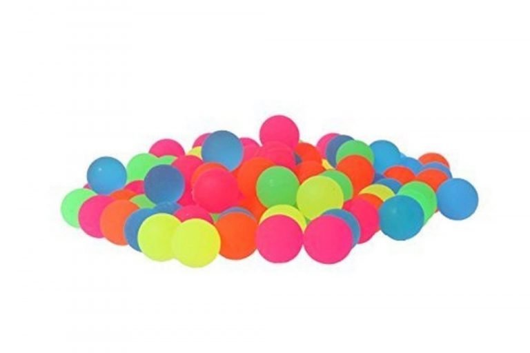 Bouncy Balls - Colorful Bright Solid Color High Bouncing Balls Bulk - 100Pcs ..