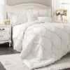 Lush Decor Avon 3-Piece Comforter Set King White 6 57 8eb96ac1 26e9 4931 acd6 19d4b2d05b96