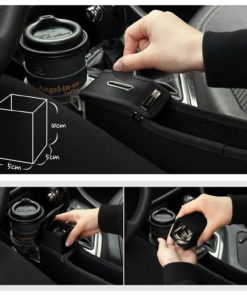 Kmmotors Coin Side Pocket Car Seat Wedge Organizer Black Driver 13 57 8f379362 8a33 4b08 8f60 659a434c3324