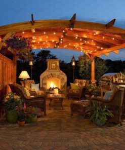 Deneve G40 String Lights With 25 Clear Globe Bulbs - Green 14 57 8faad35b dc20 4fda 804f 1086c45c3787