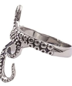 Stainless Steel Octopus Tentacle Ring Size Adjustable 10 57 8fc7367c 8a71 4006 bcb5 cb6583b2a45f