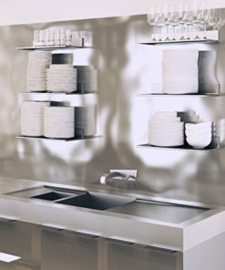 Stainless Steel Restaurant Bar Cafe Kitchen Floating Wall Shelf 8X16 Inch Pre.. 5 57 8fc8aa43 5b3b 4fc0 b78c 4029b66226a8