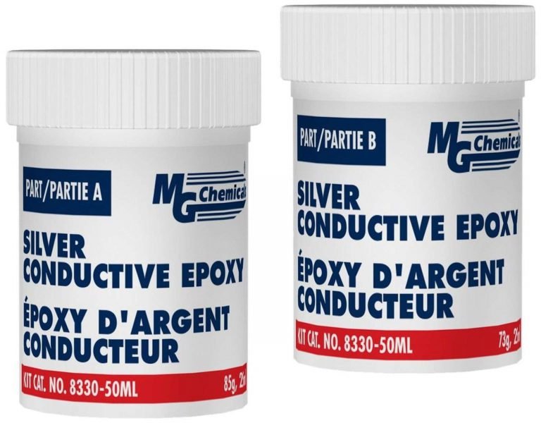 Mg Chemicals 8330-50Ml Silvery Grey Silver Conductive Epoxy Adhesive Moderate..