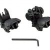 Sniper Tactical Folding Iron Sight Tower Set; Front And Rear Buis Combo Set; ..
