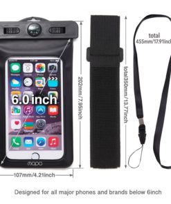 Alternative view of Mopo Universal Floatable Waterproof Case With Armband Strap - Black