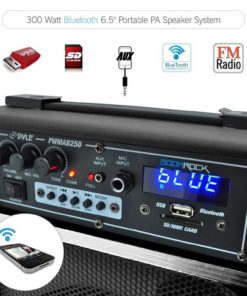 Pyle Pwmab250Bk 300 Watt Bluetooth 6.5'' Portable Pa Speaker System With Buil.. 9 57 914b3fb8 2e45 4b16 853f 75251f4eca9e