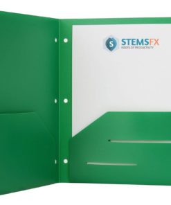 Heavy Duty Plastic 2 Pocket Folder Hole Punched - Assorted Colors Pack Of 6 18 57 91927283 623d 49e4 a960 ceeb759d7e3e