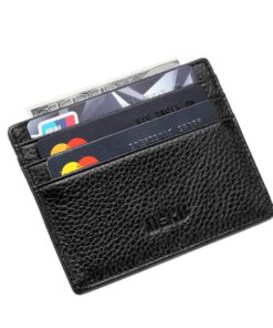 Meku Rfid Blocking Wallet Slim Front Pocket Leather Card Holder With Id Window 7 57 9198b65e 4185 41e9 a6b9 308b75218087