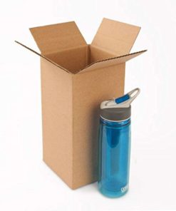 Alternative view of Pratt Pra0011 Recycled Corrugated Cardboard Single Wall Standard Tall Box Wit..