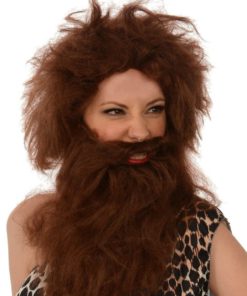 Alternative view of Kangaroo Costumes - Prehistoric Caveman Wig & Beard; Unisex