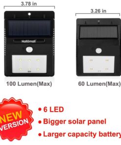 Alternative view of 3 Pack Bright Outdoor Solar Lights Motion Sensor Detector No Battery Required..