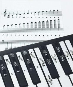 Piano And Keyboard Music Note Full Set Stickers For White And Black Keys With.. 9 57 936a3774 81cf 47fb bee0 89e46a3d9c23