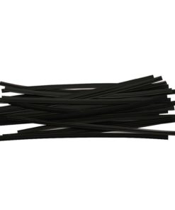 Alternative view of 500Pcs 5" Plastic Black Twist Ties