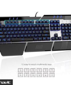 Havit Hv-Kb378L Rgb Backlit Wired Mechanical Gaming Keyboard With Blue Switches 14 57 93ee9ccd d2a0 41c8 8fb8 b5a72f452e1b