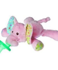 Mary Meyer Wubbanub Infant Pacifier Ella Elephant Pink