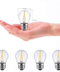 Leto G14 2W Edison Style Filament Small Led Light Bulb Candelabra Base Dimmab.. 10 57 962e2c76 617f 4e6c b881 ef33e3d549cf