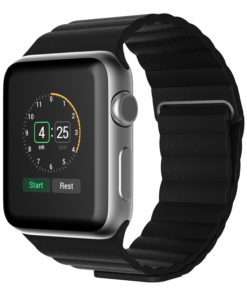 Alternative view of Lsoug Jbc6 Apple Watch Band - Black