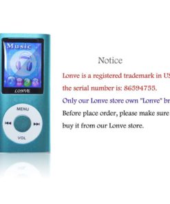 Lonve Music Player 16Gb Mp4/Mp3 Player Blue 1.82'' Screen Mp3 Music/Audio/Med.. 11 57 9756a546 a870 47f6 9dc5 907417977b8b