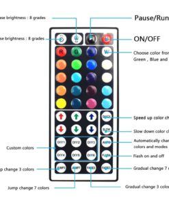 Wentop Led Strip Lights Kit Non-Waterproof Smd 5050 32.8 Ft (10M) 300Leds Rgb.. 13 57 976243eb 424e 4d13 b54f 65c484bcb928