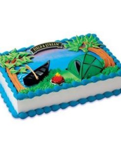 Bakery Crafts - Camping Cake Kit With Light Up Tent Ages 3 Years And Up