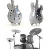 Metal Earth 3D Laser Models Musical Instrument Set Of 3 - Drum Set Electric B.. 12 57 986ed117 c34a 448c b46c 26fdd1354d9e