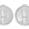 Set Of 2 - Spill Resistant And Splash Proof Lids With Slider Closure For 20 O.. - $22.95
