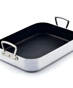 Alternative view of Cook N Home 02433 Nonstick Turkey Roaster With Rack 16 By 12" Black