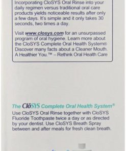 Closys Original Unflavored Mouthwsh Alcohol Free 32 Ounce (Pack Of 2) 12 57 99e9cde3 22f8 497b 85c5 5b7635a2024e