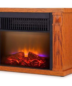 Global Air Gdifp-1200A-R Mini Fireplace Reddish