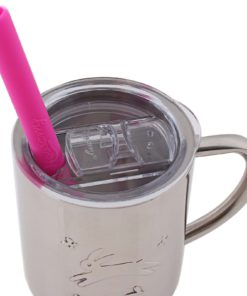 Housavvy Rabbit Stainless Steel Kids Cups With Lids And Straws 2 Pack (7.5 Oz) 31 57 9b19a7a2 5aa2 4633 8815 d8550477260a 1