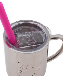 Housavvy Rabbit Stainless Steel Kids Cups With Lids And Straws 2 Pack (7.5 Oz) 22 57 9b19a7a2 5aa2 4633 8815 d8550477260a