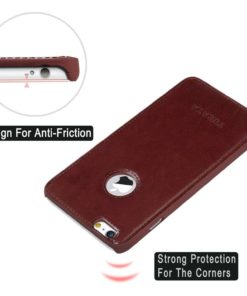 Alternative view of Iphone 6/6S Case - Turata [Slim Fit] Premium Pu Leather Surface Coated Non Sl..