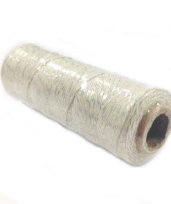 Wrapables 4-Ply Cotton Baker's Twine 110-Yard Metallic Silver 6 57 9c074128 092e 412a 8378 8517db6fcbbb