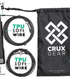 Crux Gear - Crossfit Speed Jump Rope - Best For Rx Double Under Wods Mma And .. 12 57 9cf8d641 73fa 4a67 a14a dcedeb8d9d10