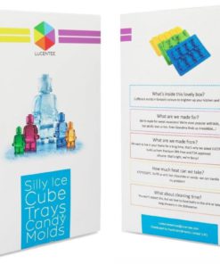 Alternative view of Lucentee Silly Ice Cube Trays Candy Molds Building Bricks And Figures With Bo..