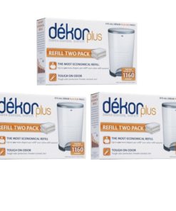 Diaper Dekor Plus Refills 6 Count 3 Pack
