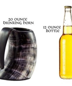 Alternative view of Original Norse Tradesman Handcrafted 20-Ounce Viking Drinking Horn Mug W/ Bur..