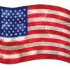 Impact Innovations Patriotic Shimmer Lighted Window Decoration Old Glory