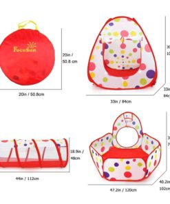 Eocusun Pop Up Kids Play Tent With Tunnel And Ball Pit Indoor And Outdoor Eas.. 9 57 9facf4be 94ce 4c59 8edb fc6c9d4066df