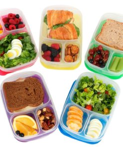Bento Lunch Box Food Storage Containers For Kids And Adults 5 Containers 3-Co.. 16 57 9ff52118 914c 4ef0 b39c 096481bf4ede