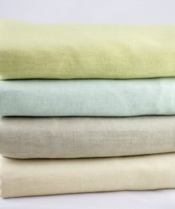 Alternative view of Hemp Shower Curtain - Natural Antibacterial Eco-Friendly (Sand) Sand